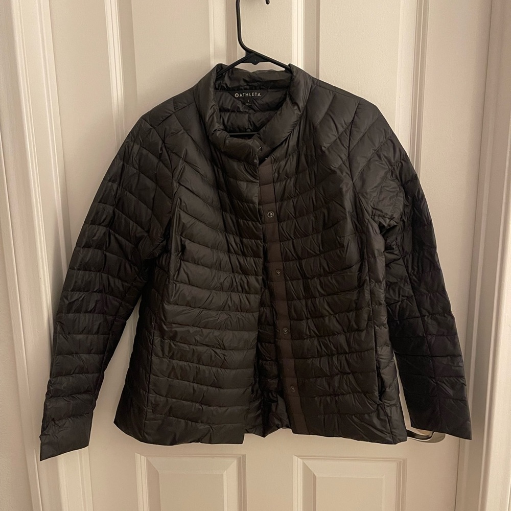 Athleta Downkind Goose Down Puffer Jacket
